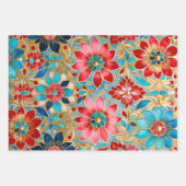 Kleurrijke Byzantijnse kunst inpakken papieren vel (Voorkant 2)