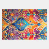 Kleurrijke Byzantijnse kunst inpakken papieren vel (Voorkant 3)