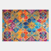 Kleurrijke Byzantijnse kunst inpakken papieren vel (Voorkant 2)