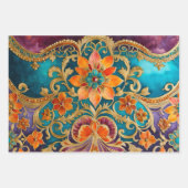 Kleurrijke Byzantijnse kunst inpakken papieren vel (Voorkant 3)