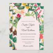 Kleurrijke  Cactus Collectie Kaart (Voorkant / Achterkant)