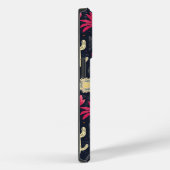 Kleurrijke Cactus en Bloemmotief met Naamcitaat Case-Mate iPhone Case (Achterkant / Rechts)