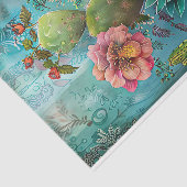 KLEURRIJKE CACTUS EN SUCCULENTEN DECOUPAGE TISSUEPAPIER (Detail)