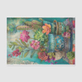 KLEURRIJKE CACTUS EN SUCCULENTEN DECOUPAGE TISSUEPAPIER (Voorkant)