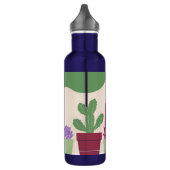 Kleurrijke cactus en vetplanten waterfles (Links)