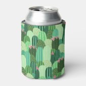 Kleurrijke Cactus Naadloze Patroonillustratie Blikjeskoeler (Blikje Voorkant)