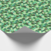 Kleurrijke Cactus Naadloze Patroonillustratie Cadeaupapier (Hoek)