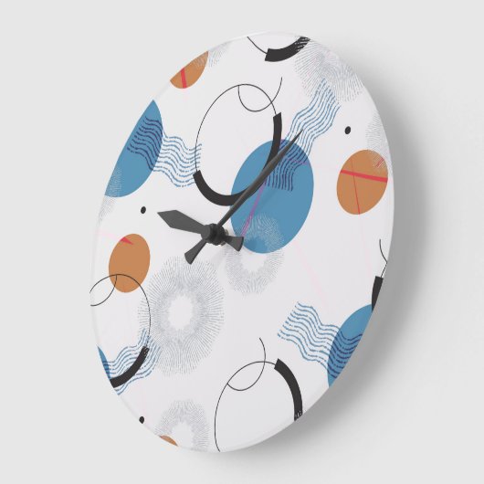 Kleurrijke cactus: Schattige naadloos patroon Grote Klok (Hoek)