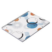 Kleurrijke cactus: Schattige naadloos patroon Notitieboek (Linkerzijde)