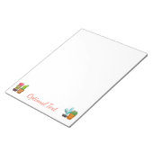 Kleurrijke Cactus Tuin Notitieblok (Schuin)