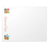 Kleurrijke Cactus Tuin Notitieblok (Voorkant)