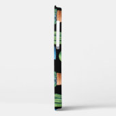 Kleurrijke cactussen: grillig naadloos ontwerp. Case-Mate iPhone case (Achterkant / Links)