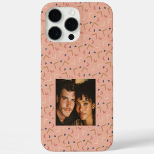 Kleurrijke cadeau-ideeën voor mannen Memphis-afdru iPhone 16 Pro Max Hoesje