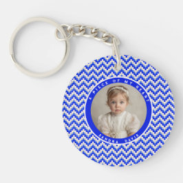 Kleurrijke cadeau-ideeën voor mannen streeppatroon sleutelhanger