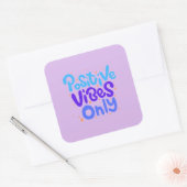 KLEURRIJKE CADEAU MAMA ZUSTER BAAS LERAAR VRIEND VIERKANTE STICKER (Envelop)