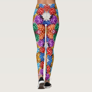 Kleurrijke cadeaubogen cadeau bogen leggings