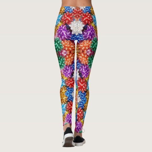 Kleurrijke cadeaubogen cadeau bogen leggings (Achterkant)