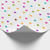 Kleurrijke cadeaubonloop voor confetti cadeaupapier (Hoek)