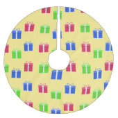 Kleurrijke cadeaudozen kerstboom rok (Voorkant)