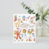 kleurrijke cadeaupapieren 2 kaart (Staand voorkant)