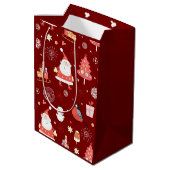 kleurrijke cadeaupapieren 3 medium cadeauzakje (Achterkant Gekanteld)