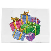 Kleurrijke Cadeaus Groot Cadeauzakje (Achterkant)