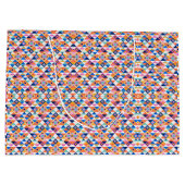 Kleurrijke cadeautas met geometrisch patroon (Achterkant)