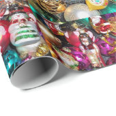 Kleurrijke cadeautjes voor kerstbomen cadeaupapier (Rol Hoek)