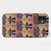 Kleurrijke Calavera : Dag van het Dode Skelet Case-Mate iPhone Case (Achterkant (horizontaal))