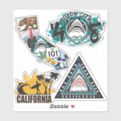 KLEURRIJKE California Decal Set Sticker (Vel)