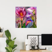 Kleurrijke Calla Lilies Poster (Thuiskantoor)