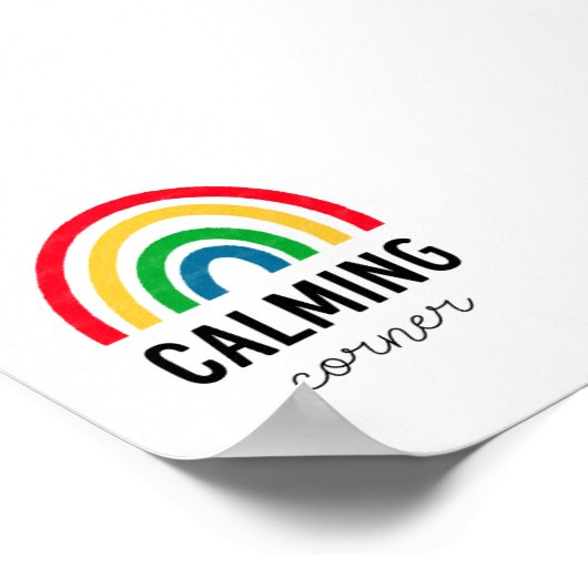 Kleurrijke Calming Corner Poster (Hoek)