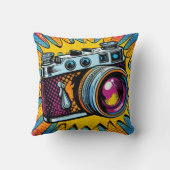 Kleurrijke camera! kussen (Achterkant)