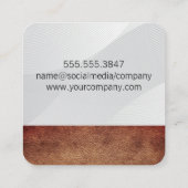 Kleurrijke camera lenssluiter | creatief | artiest vierkante visitekaartje (Achterkant)