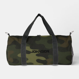 Kleurrijke Camouflage Aardetinten Groenen Bruinen  Plunjezak