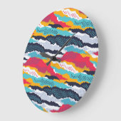 Kleurrijke camouflage: Polka Dot  Grote Klok (Hoek)