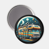 Kleurrijke campermagneten! magneet (Voorkant / Achterkant)