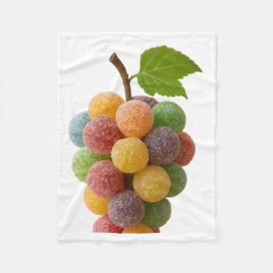 Kleurrijke Candy Druiven Dekbed Fleece Deken