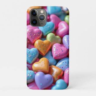 Kleurrijke Candy Love Hearts Case-Mate iPhone Case