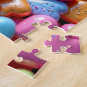 Kleurrijke Candy Love Hearts Legpuzzel (Zijkant)