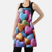 Kleurrijke Candy Love Hearts Schort (Insitu)