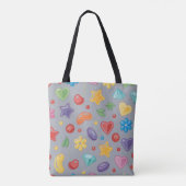 “Kleurrijke Candy Star Schouder Tote Bag (Achterkant)