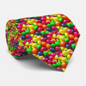 Kleurrijke Candy Stropdas (Opgerold)