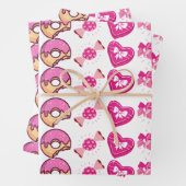 Kleurrijke Candyland verjaardag Inpakpapier Vel (In situ)