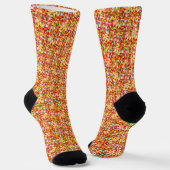 Kleurrijke Candysprinkels Sokken (Gebogen)