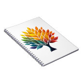 Kleurrijke Canopy Notitieboek (Rechterzijde)