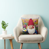 Kleurrijke Canvas Gnome: Moederdag Art Kussen (Stoel)