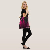 kleurrijke canvas tas (Op model)