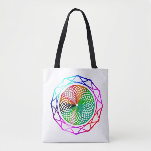 Kleurrijke Canvas tas (Voorkant)