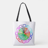 Kleurrijke Canvas tas (Achterkant)
